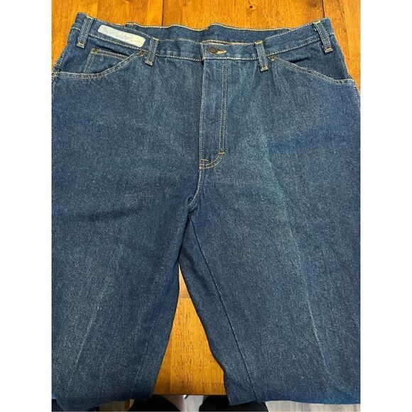 Vintage Dickies Mens Jeans Straight Relaxed Fit Tagged 38x34 Tailored to 38x31 - Picture 2 of 8